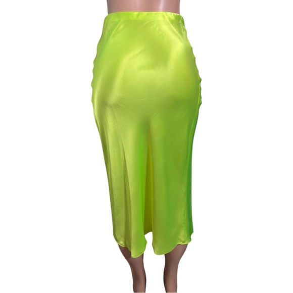 NWT AMANDA UPRICHARD Women’s Silk Midi Slip Skirt - Picture 4 of 13